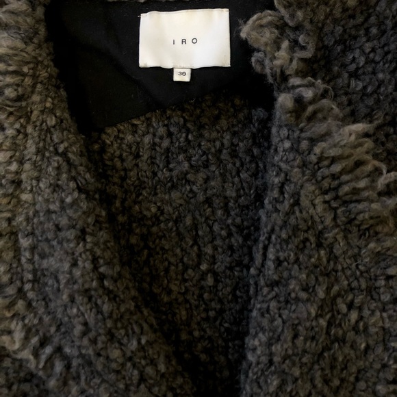 Iro Campbell Boucle Open Sweater Cardigan Jacket P - Picture 5 of 5